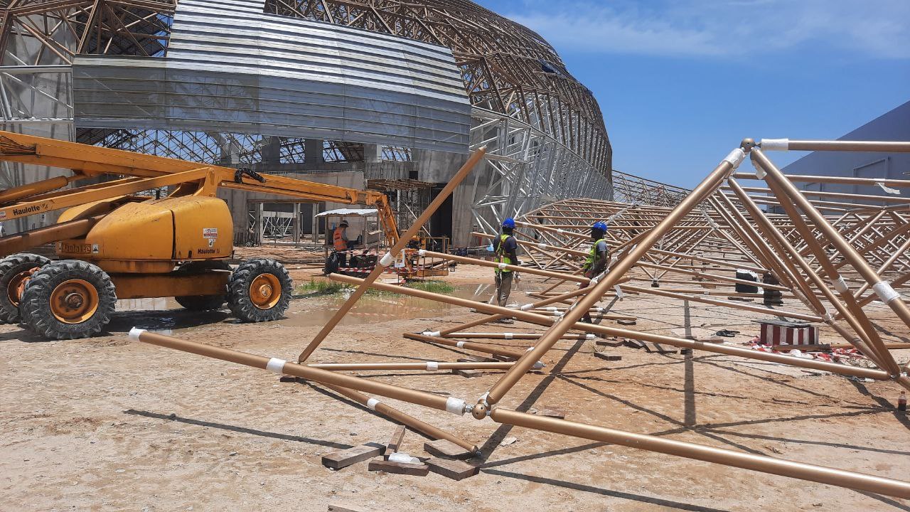 Construction du Parc d'Exposition d'Abidjan